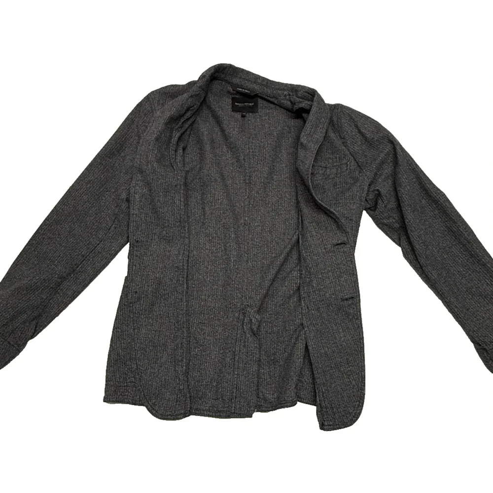 Banana Republic Blazer Mens 40R Gray Unstructured Modern Slim Fit‎ Jacket